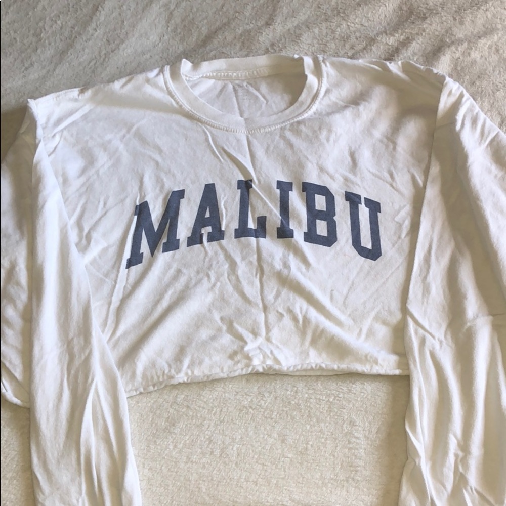 Cropped Brandy “Malibu” long sleeve